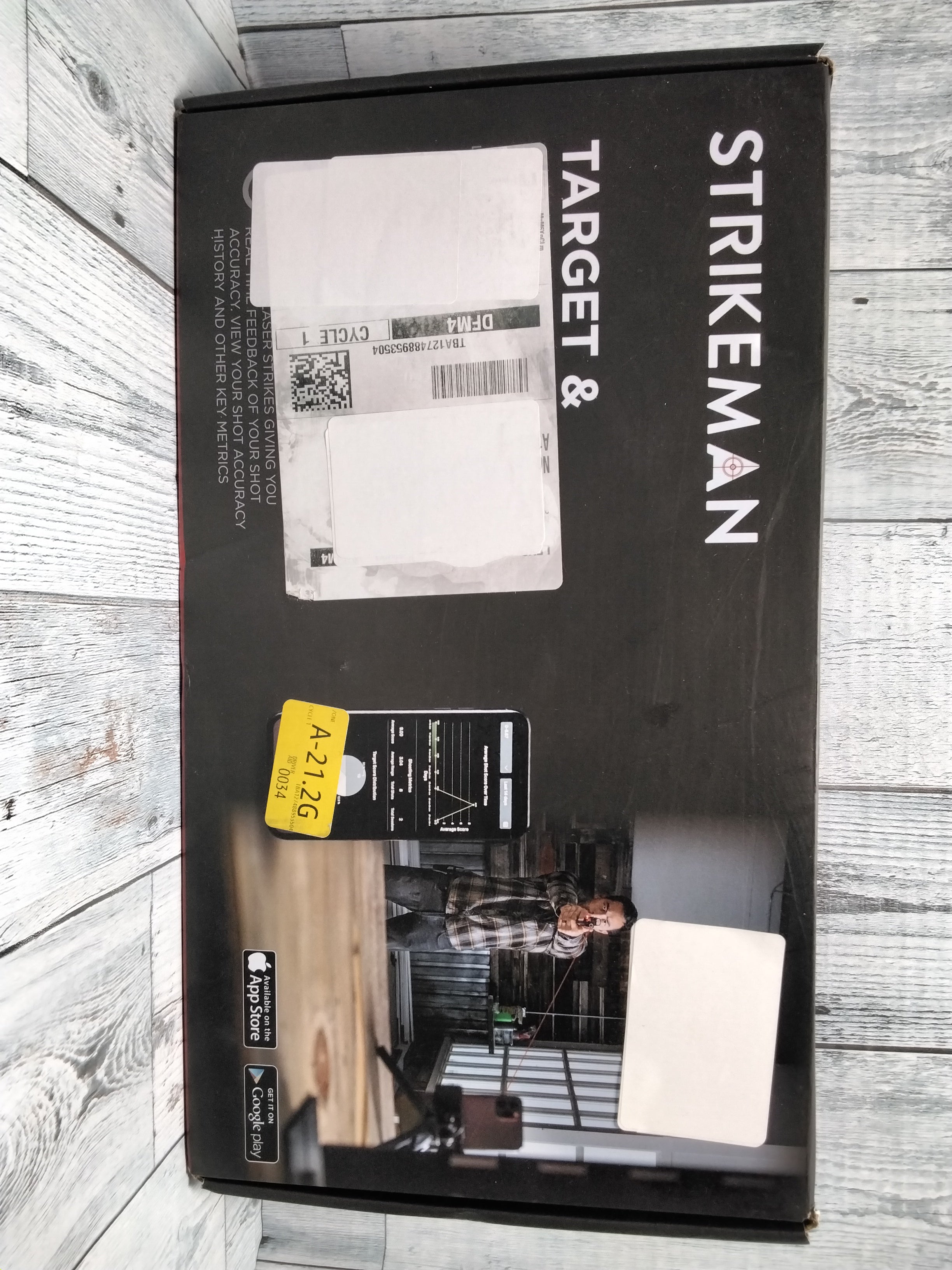 Strikeman Target & Phone Mount Laser Firearm Training Kit, .357 Laser Cartridge (7869926375662)